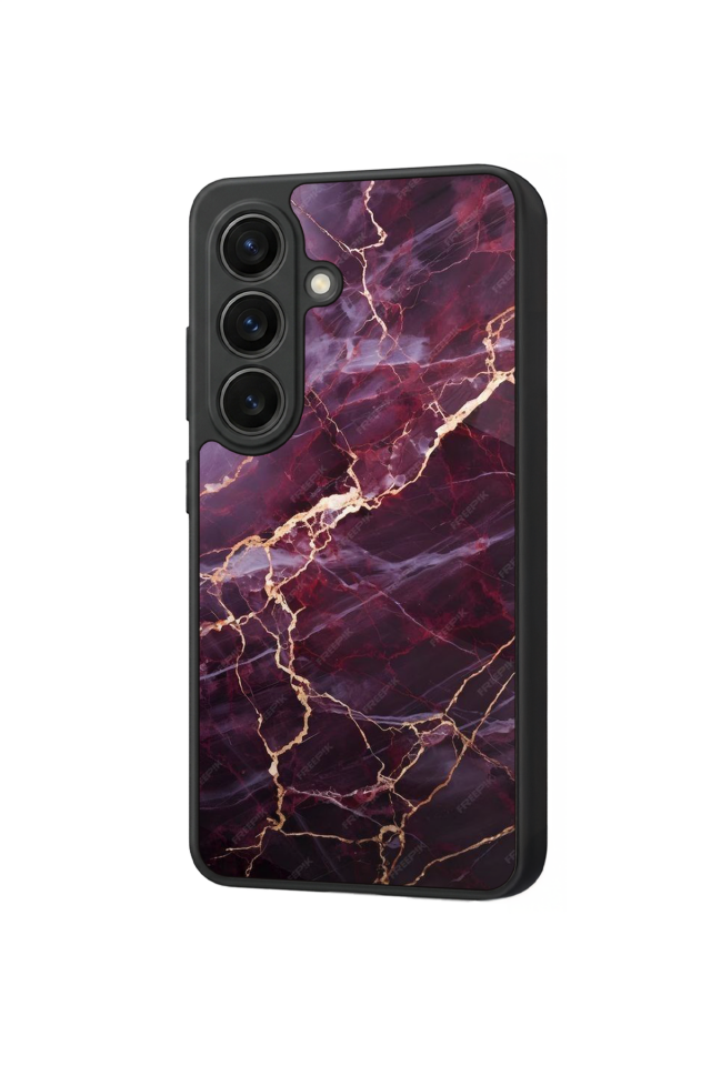 Samsung Galaxy S26 Uyumlu Mermer Marble Tasarımlı Glossy Premium Kılıf