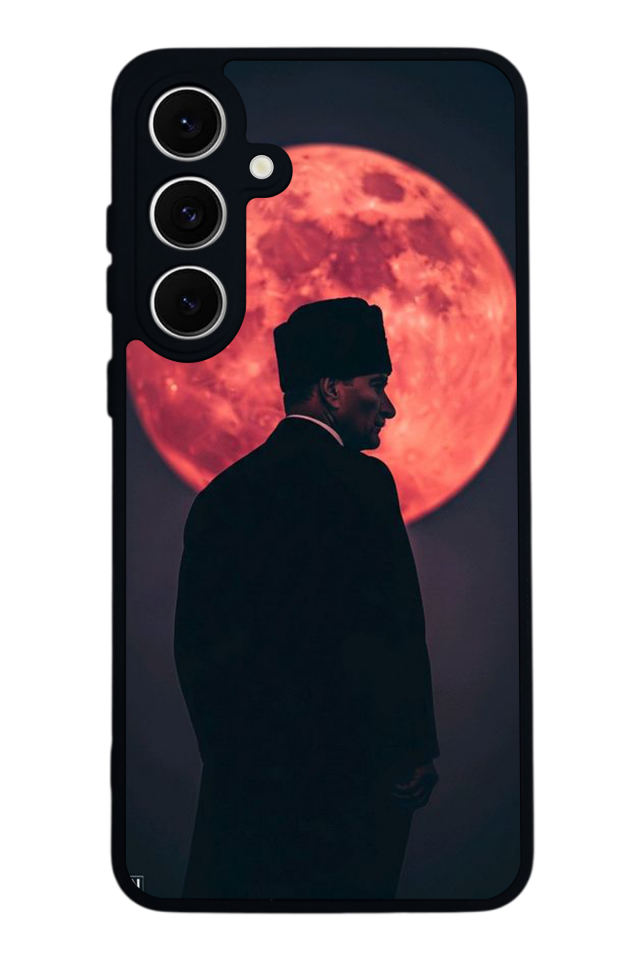 Samsung Galaxy S24 FE Uyumlu Mustafa Kemal Ataturk Tasarımlı Glossy Premium Kılıf