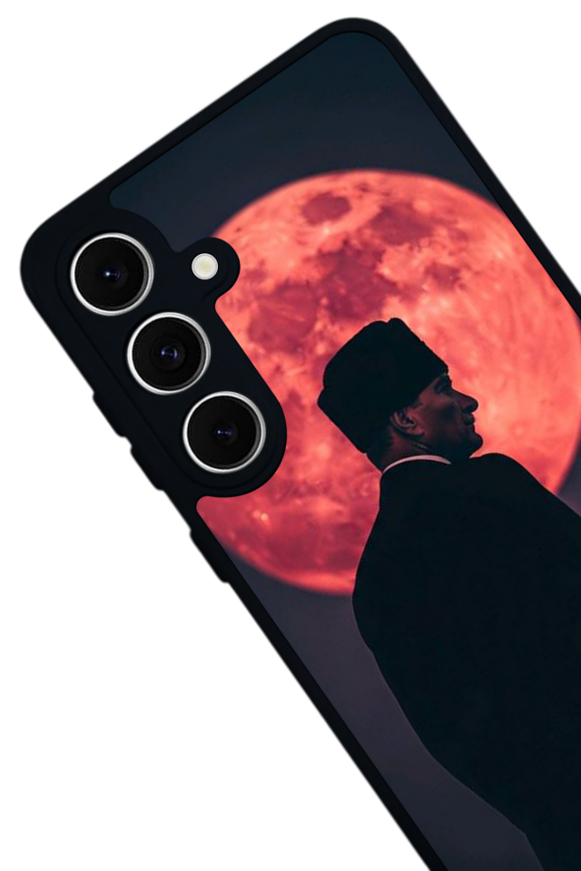 Samsung Galaxy S24 FE Uyumlu Mustafa Kemal Ataturk Tasarımlı Glossy Premium Kılıf