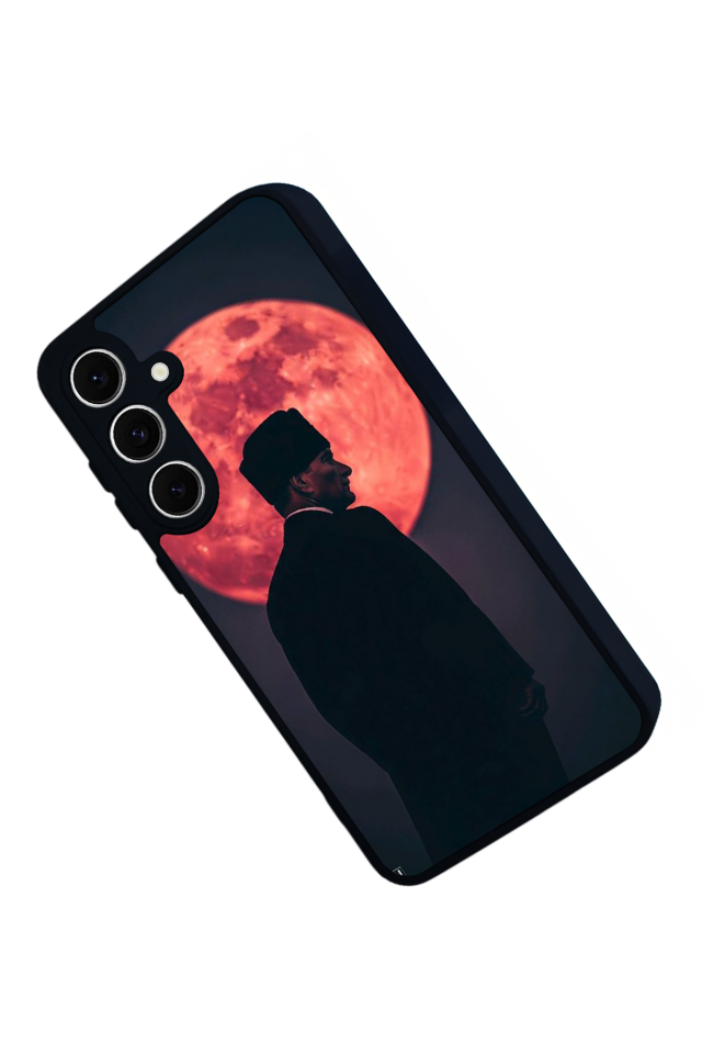Samsung Galaxy S24 FE Uyumlu Mustafa Kemal Ataturk Tasarımlı Glossy Premium Kılıf