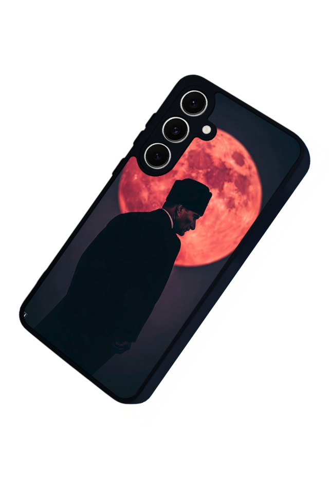 Samsung Galaxy S24 FE Uyumlu Mustafa Kemal Ataturk Tasarımlı Glossy Premium Kılıf