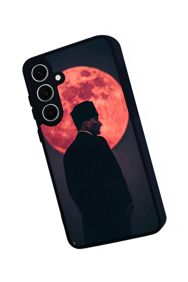 Samsung Galaxy S24 FE Uyumlu Mustafa Kemal Ataturk Tasarımlı Glossy Premium Kılıf
