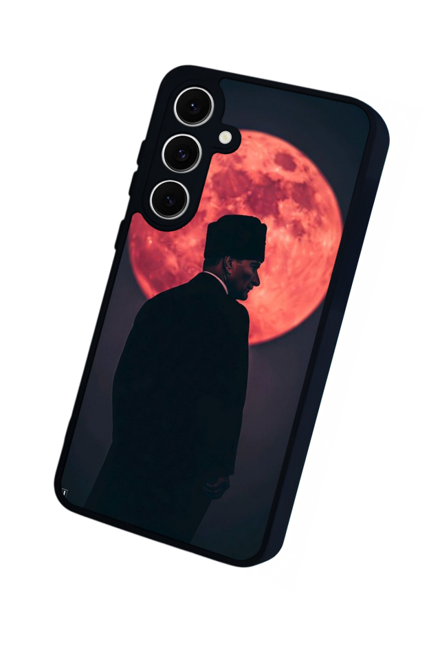 Samsung Galaxy S24 FE Uyumlu Mustafa Kemal Ataturk Tasarımlı Glossy Premium Kılıf