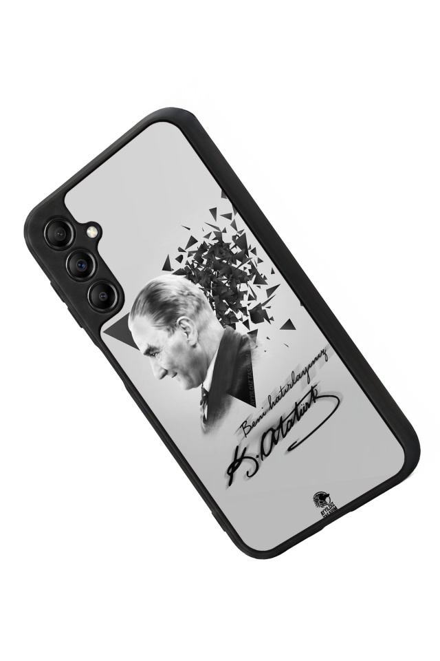 Samsung Galaxy A14 Uyumlu Mustafa Kemal Ataturk Tasarımlı Glossy Premium Kılıf