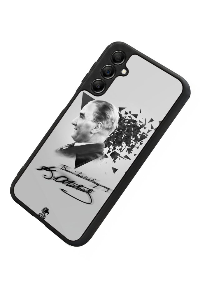 Samsung Galaxy A14 Uyumlu Mustafa Kemal Ataturk Tasarımlı Glossy Premium Kılıf