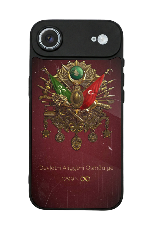 iPhone 17 Air Uyumlu Osmanli Tugrasi Tasarımlı Glossy Premium Kılıf