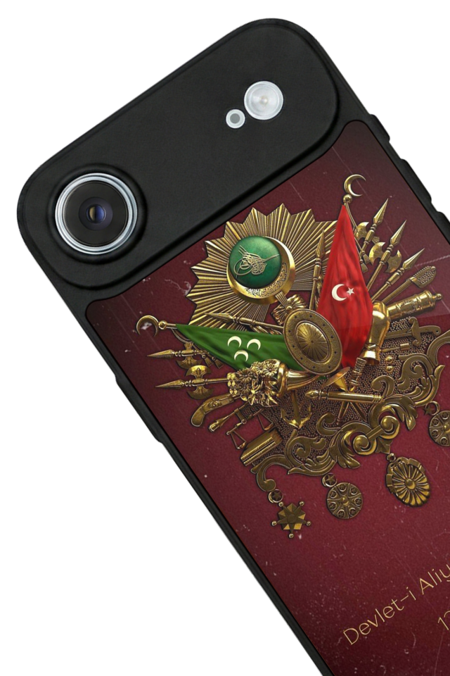 iPhone 17 Air Uyumlu Osmanli Tugrasi Tasarımlı Glossy Premium Kılıf