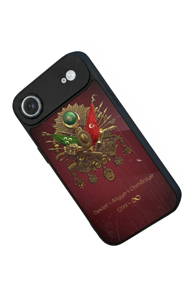 iPhone 17 Air Uyumlu Osmanli Tugrasi Tasarımlı Glossy Premium Kılıf