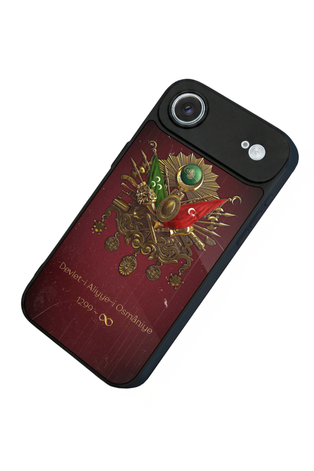 iPhone 17 Air Uyumlu Osmanli Tugrasi Tasarımlı Glossy Premium Kılıf