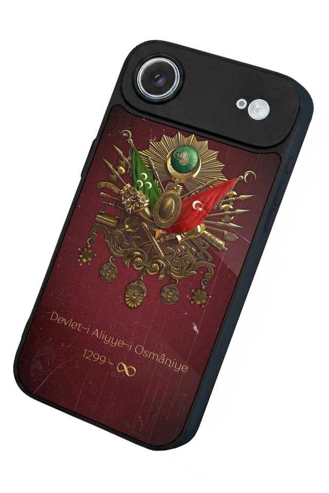 iPhone 17 Air Uyumlu Osmanli Tugrasi Tasarımlı Glossy Premium Kılıf