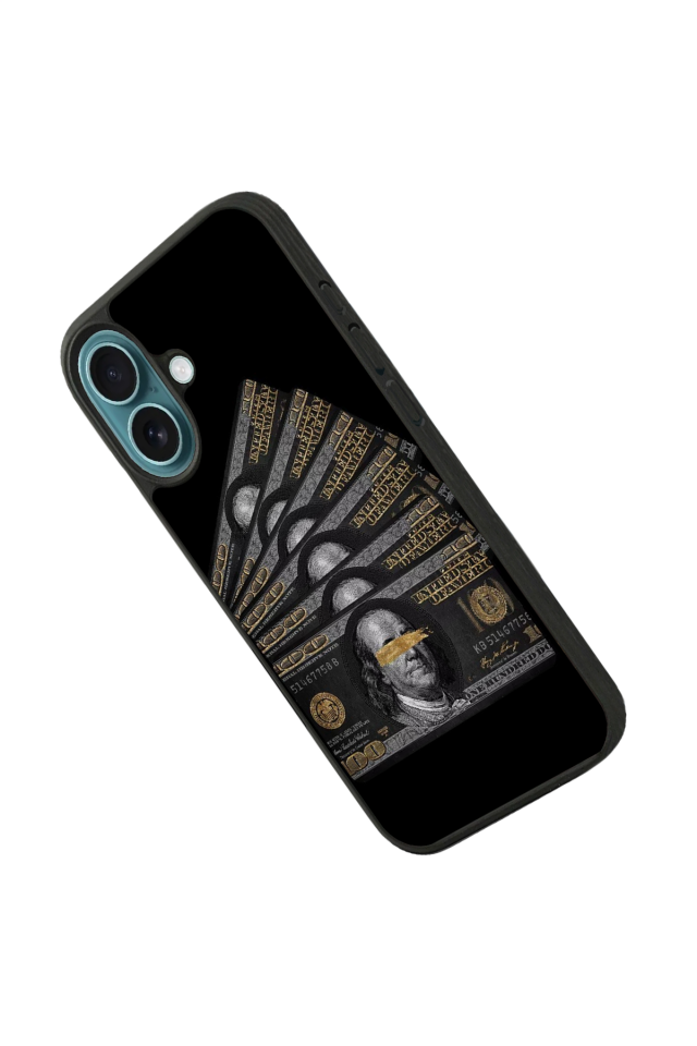 iPhone 16 Uyumlu Para Tasarımlı Glossy Premium Kılıf