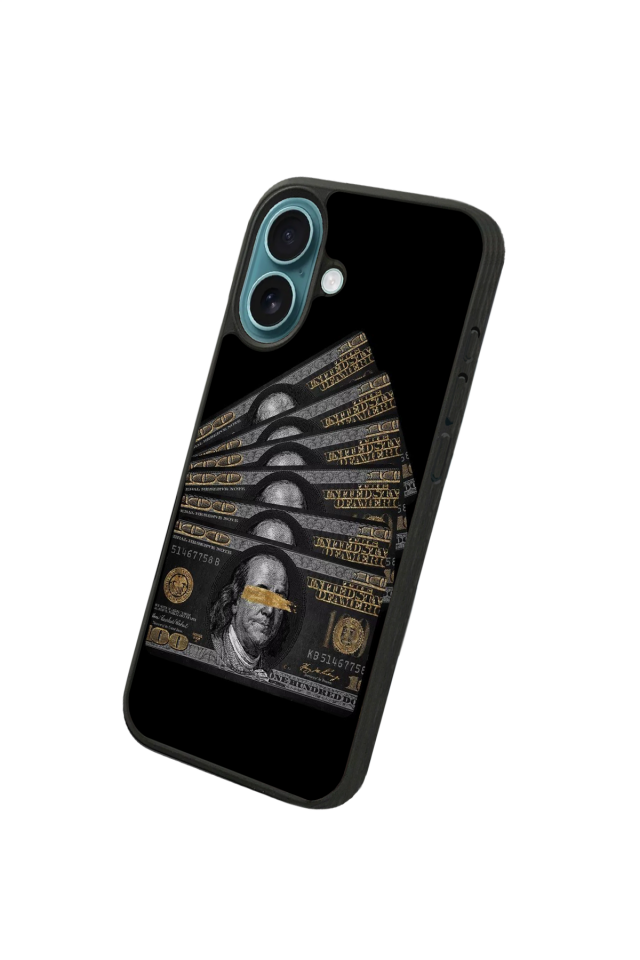 iPhone 16 Uyumlu Para Tasarımlı Glossy Premium Kılıf