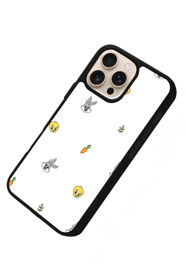 iPhone 15 Pro Uyumlu Tweety Tasarımlı Glossy Premium Kılıf