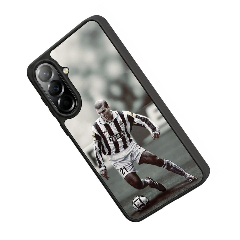 Samsung Galaxy A37 Uyumlu Zidane Tasarımlı Glossy Premium Kılıf