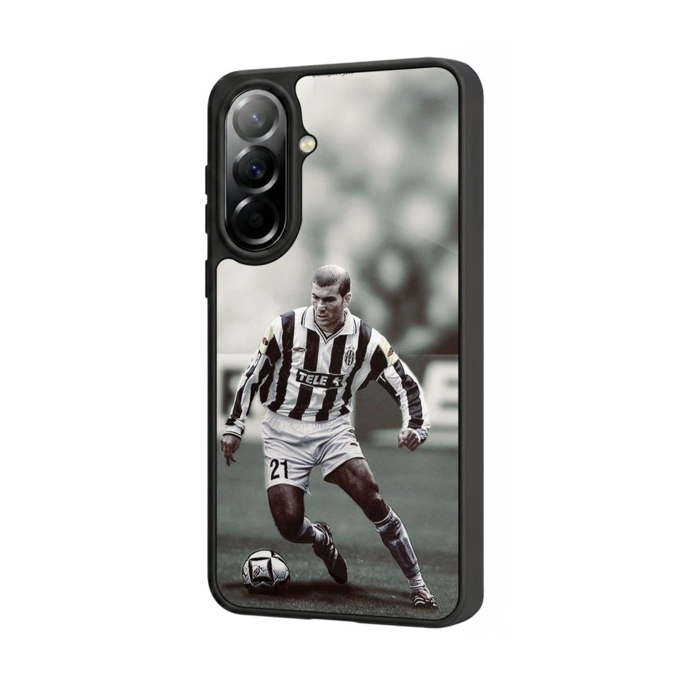 Samsung Galaxy A37 Uyumlu Zidane Tasarımlı Glossy Premium Kılıf