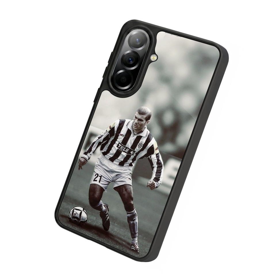 Samsung Galaxy A37 Uyumlu Zidane Tasarımlı Glossy Premium Kılıf