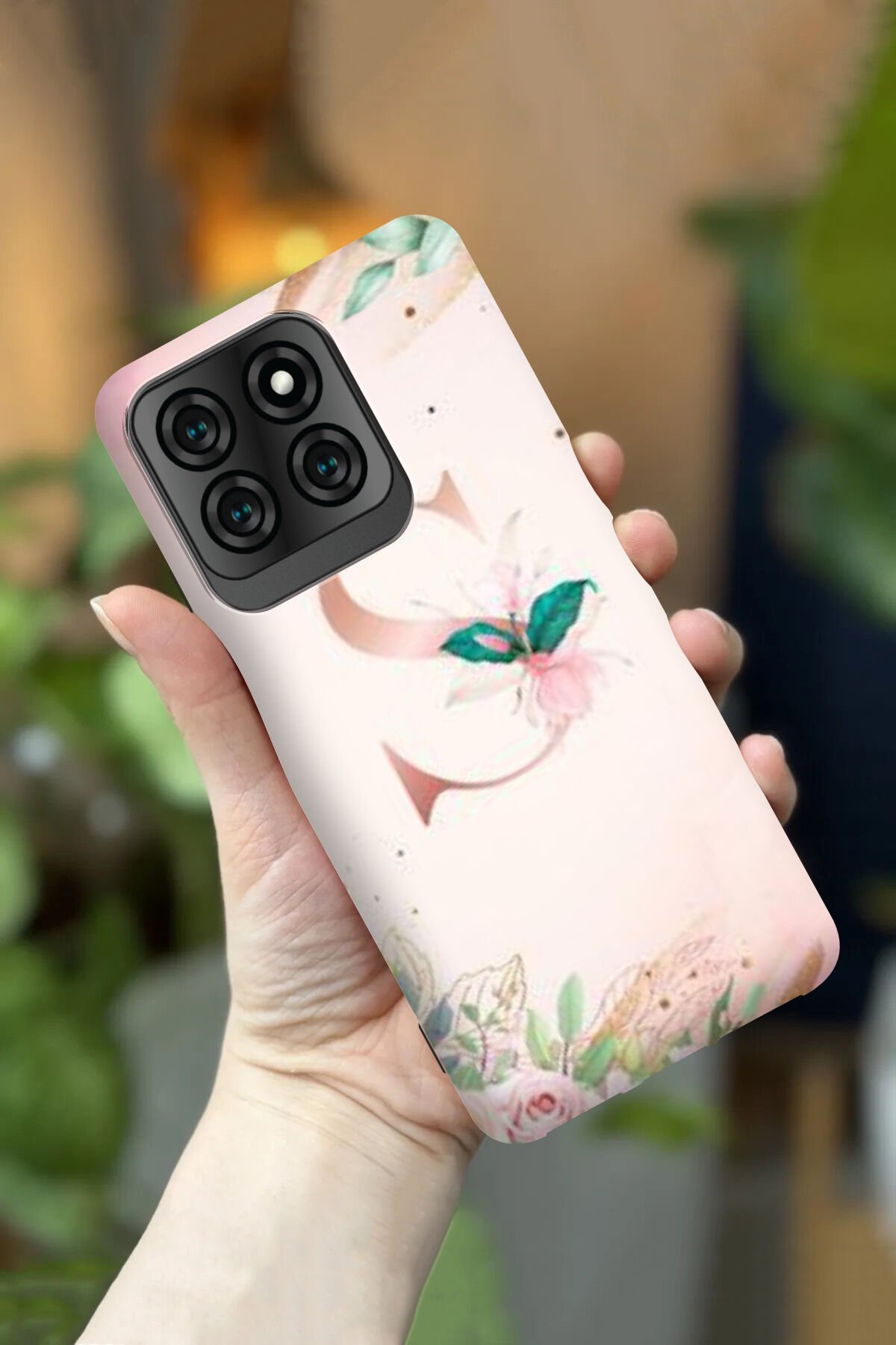 Reeder S71 Uyumlu Kamera Korumalı S Harfi Desenli HD Baskılı Silikon Kılıf