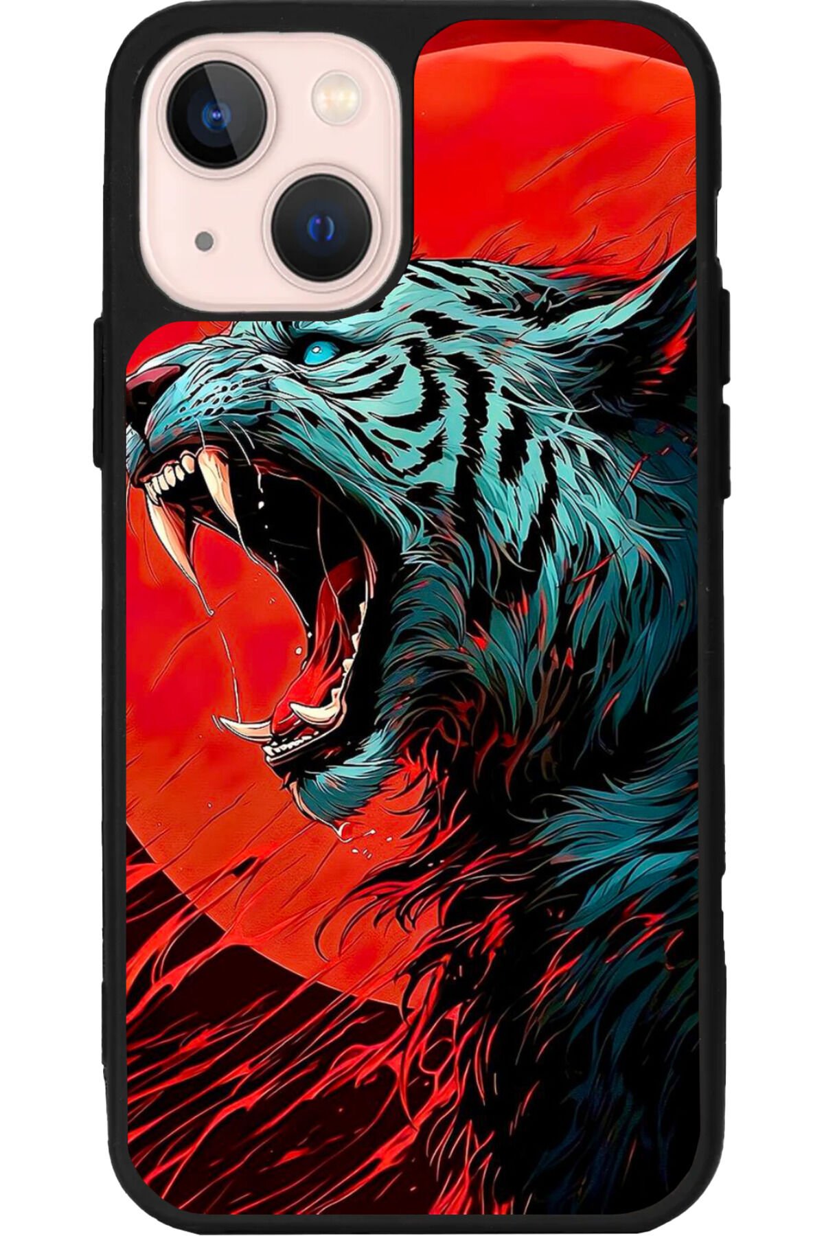 iPhone 13 Mat Siyah Uyumlu Kılıf – Yumuşak Silikon, Koruyucu, Şok Emici Kapak