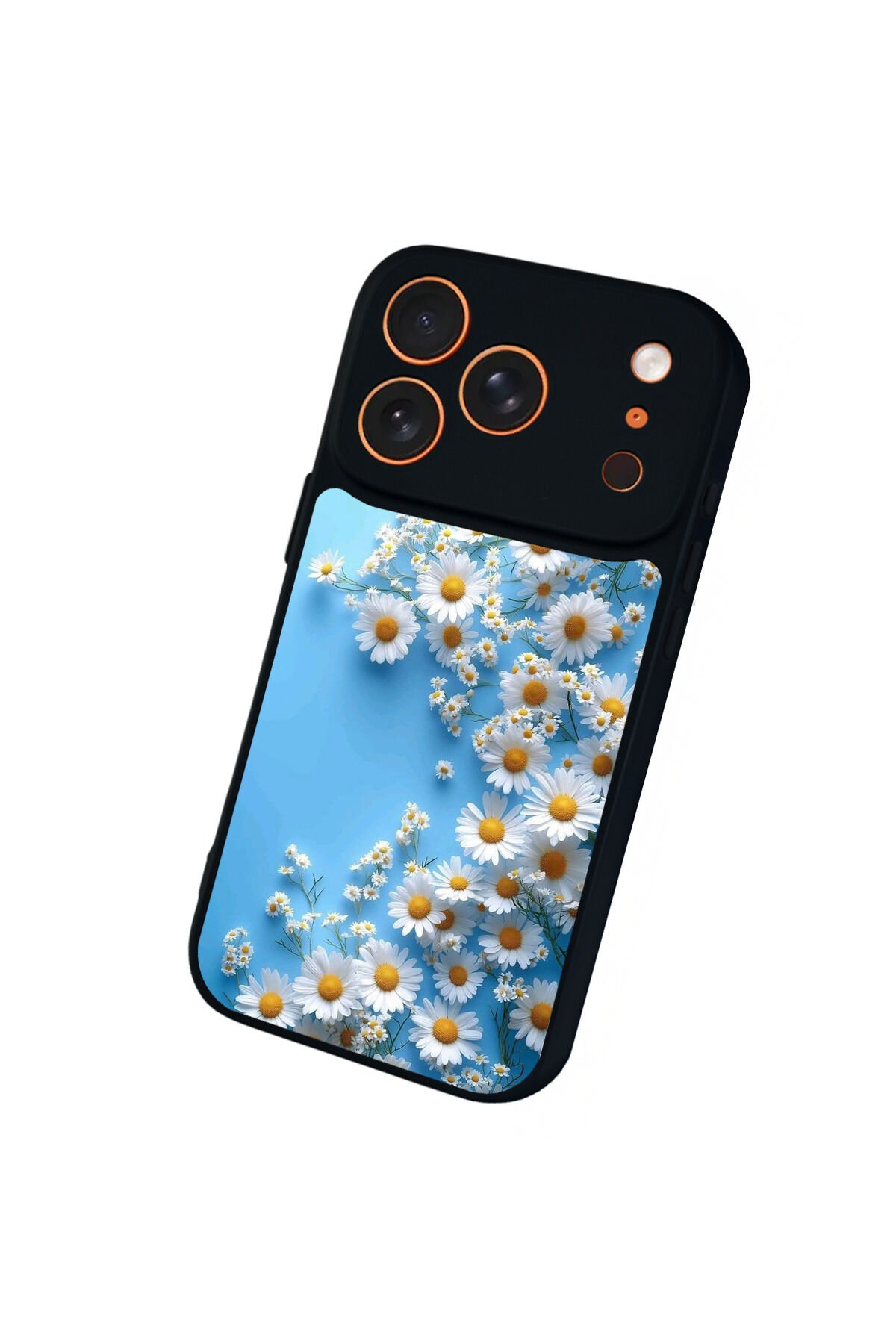 iPhone 17 Pro Max Uyumlu Cicek Tasarımlı Glossy Premium Kılıf