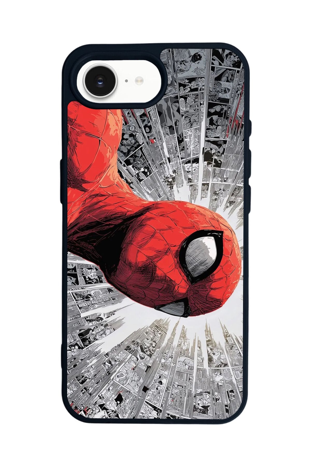 iPhone 16E Uyumlu Spider Man ( Örümcek Adam ) Tasarımlı Glossy Premium Kılıf
