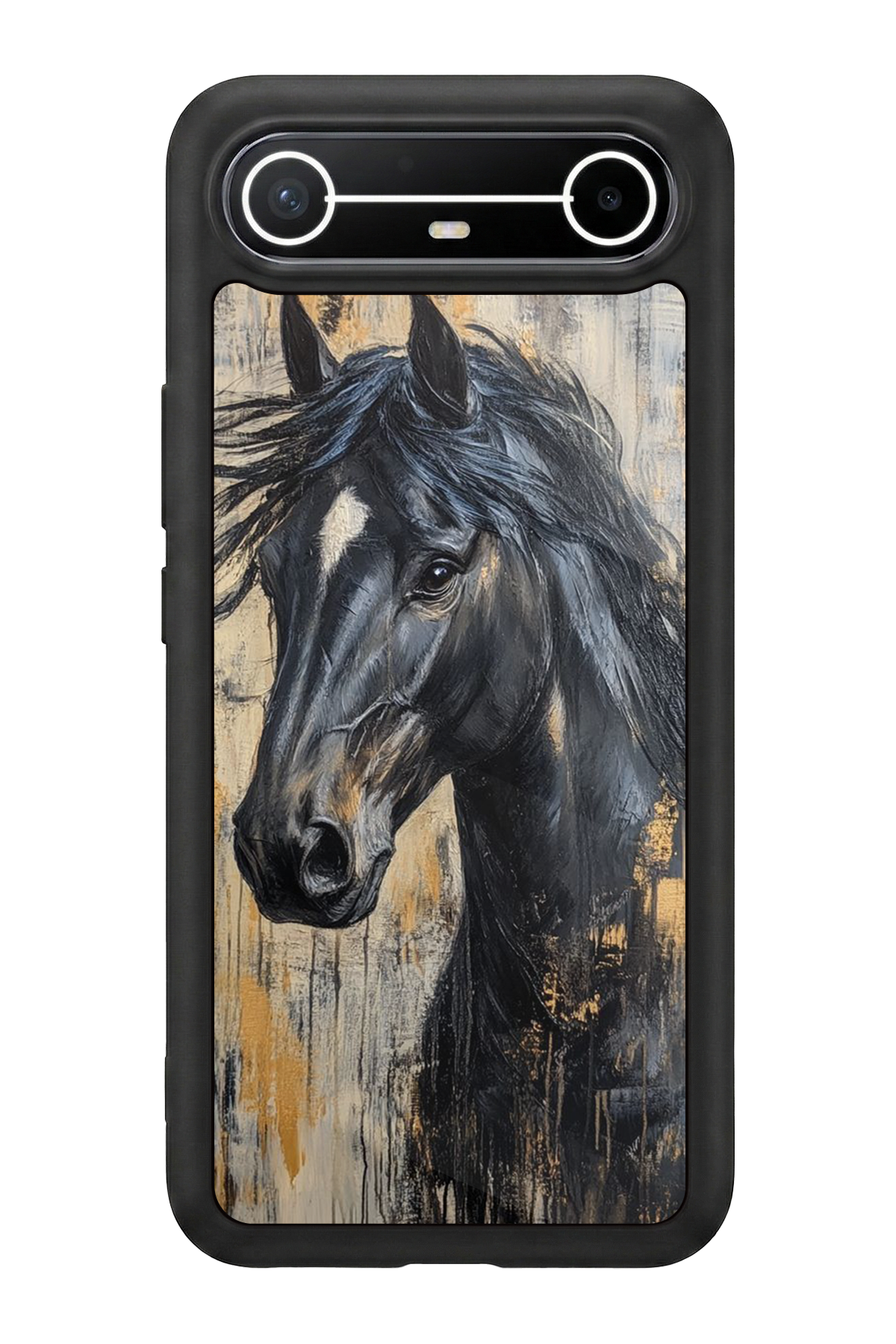 Tecno Spark Slim 5G Uyumlu At Horse Tasarımlı Glossy Premium Kılıf