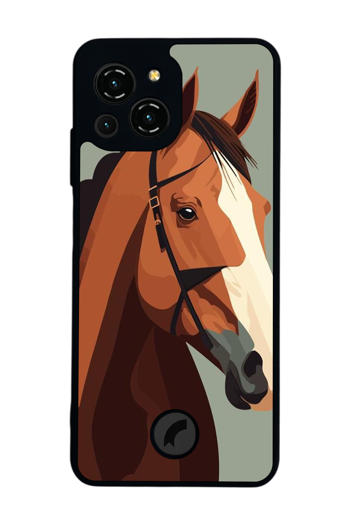 Reeder S23 Pro Max Uyumlu At Horse Tasarımlı Glossy Premium Kılıf