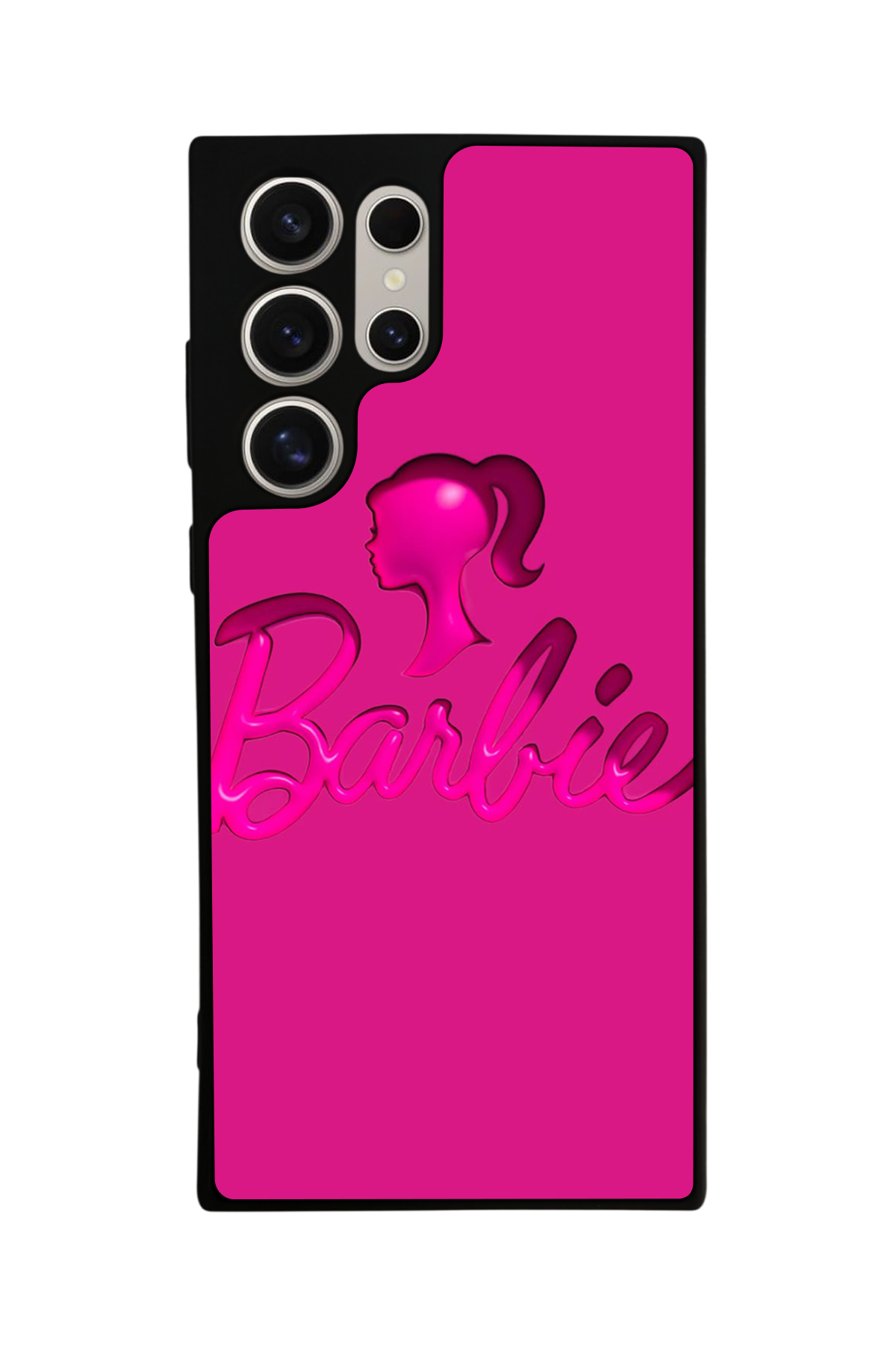 Samsung Galaxy S22 Ultra Uyumlu Barbie Tasarımlı Glossy Premium Kılıf