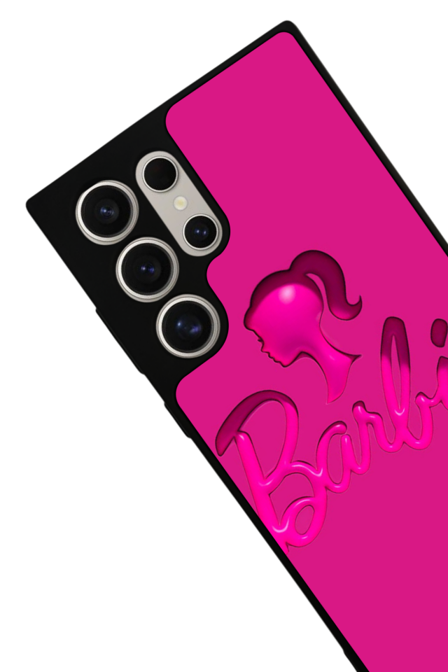 Samsung Galaxy S22 Ultra Uyumlu Barbie Tasarımlı Glossy Premium Kılıf