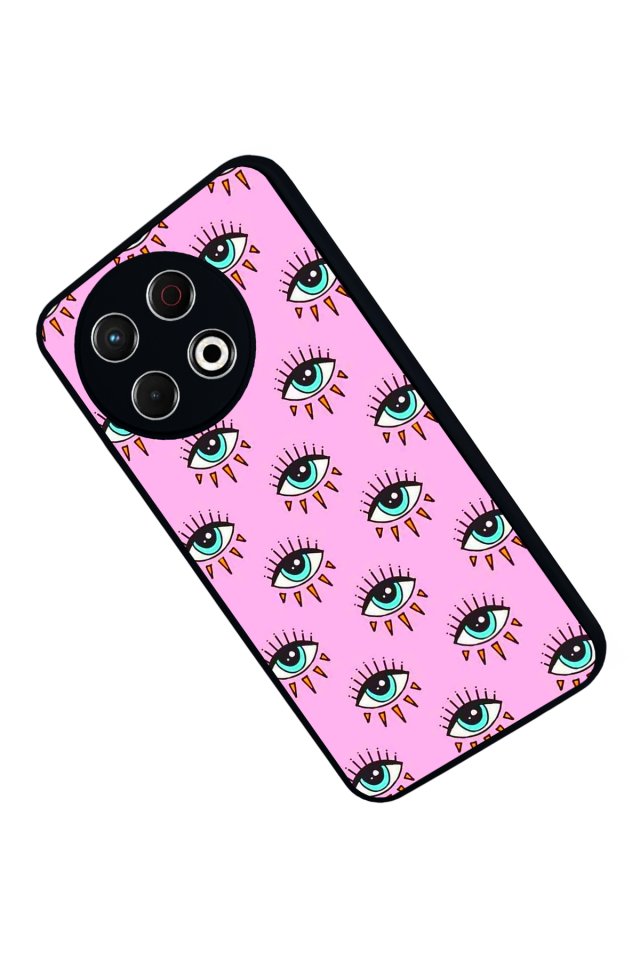 Tecno Spark 30 Pro Uyumlu Göz Tasarımlı Glossy Premium Kılıf