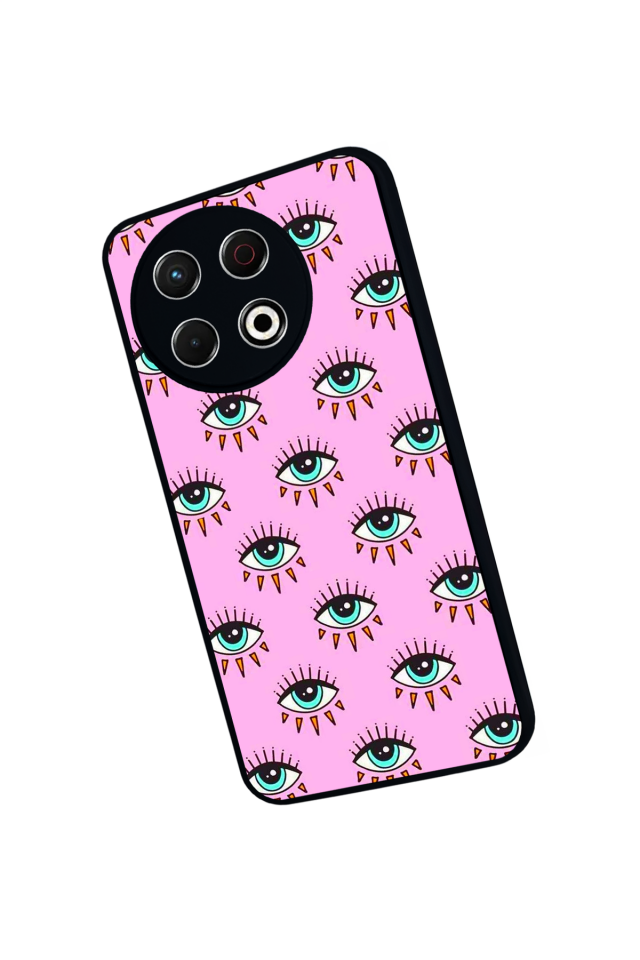 Tecno Spark 30 Pro Uyumlu Göz Tasarımlı Glossy Premium Kılıf