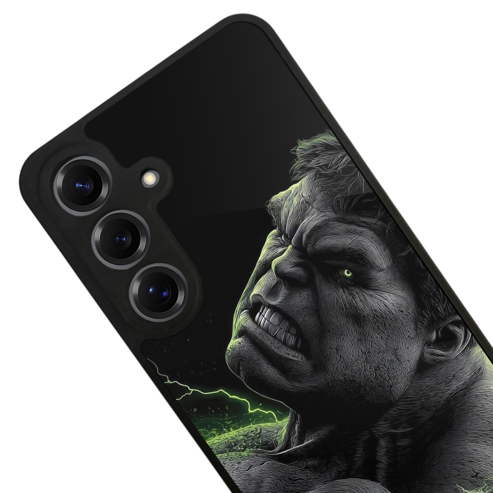 Samsung Galaxy S25 Uyumlu Hulk Tasarımlı Glossy Premium Kılıf