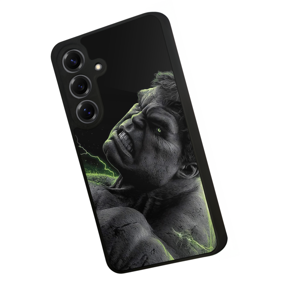 Samsung Galaxy S25 Uyumlu Hulk Tasarımlı Glossy Premium Kılıf