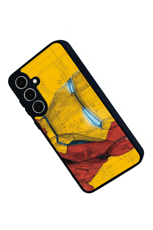 Samsung Galaxy A16 Uyumlu  Iron Man ( Demir Adam ) Tasarımlı Glossy Premium Kılıf
