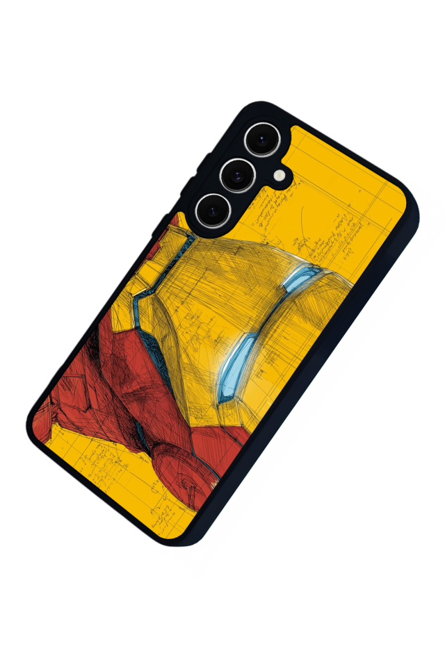 Samsung Galaxy A16 Uyumlu  Iron Man ( Demir Adam ) Tasarımlı Glossy Premium Kılıf