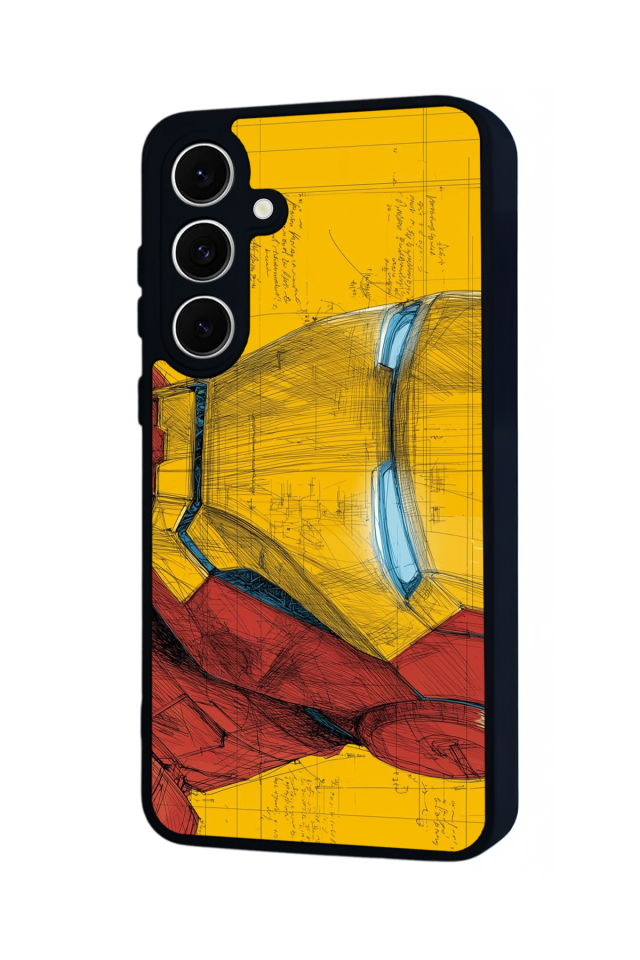 Samsung Galaxy A16 Uyumlu  Iron Man ( Demir Adam ) Tasarımlı Glossy Premium Kılıf