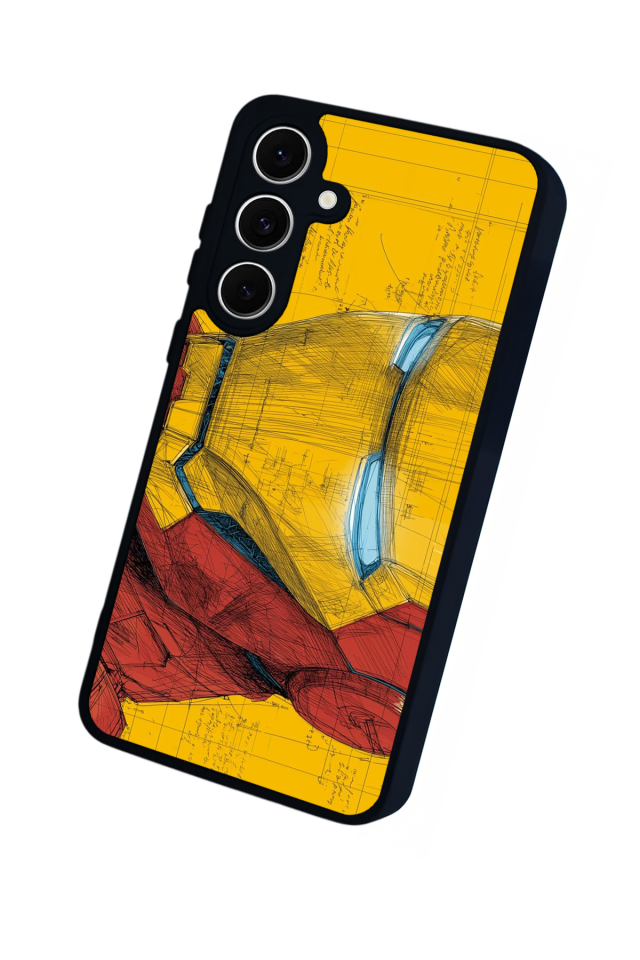 Samsung Galaxy A16 Uyumlu  Iron Man ( Demir Adam ) Tasarımlı Glossy Premium Kılıf