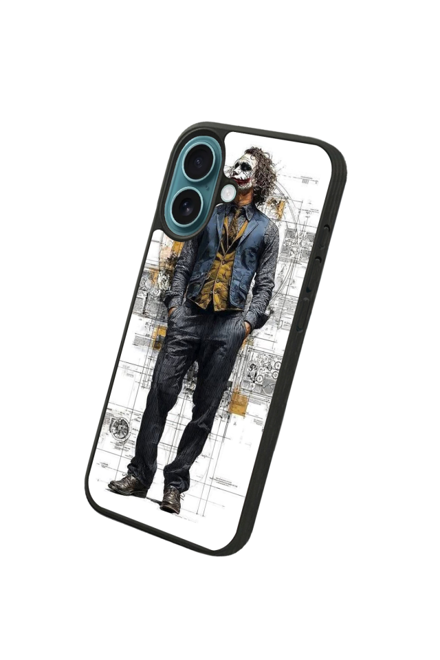 iPhone 16 Uyumlu Joker Tasarımlı Glossy Premium Kılıf