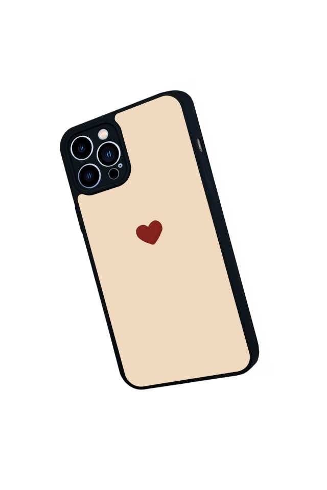 iPhone 13 Pro Max Uyumlu Kalp Love Tasarımlı Glossy Premium Kılıf