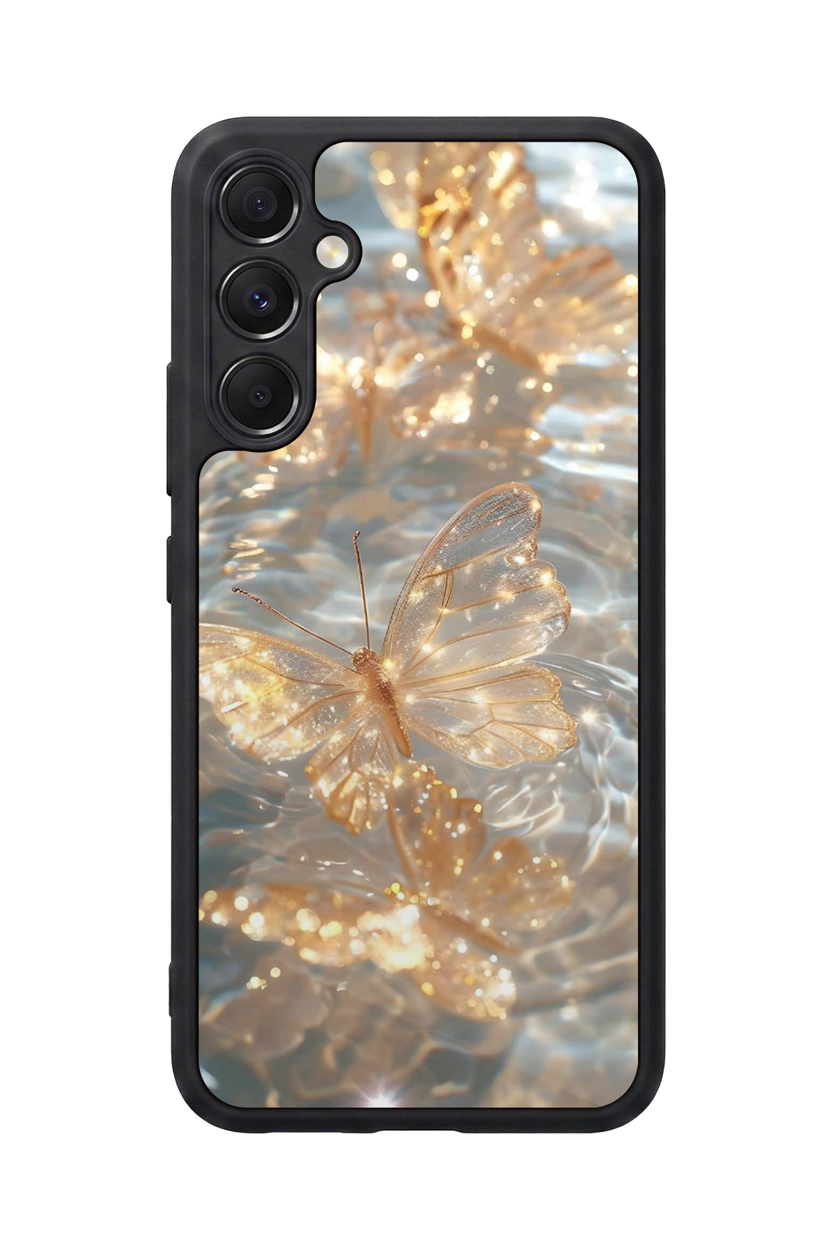Samsung Galaxy A34 Uyumlu Kelebek Tasarımlı Glossy Premium Kılıf