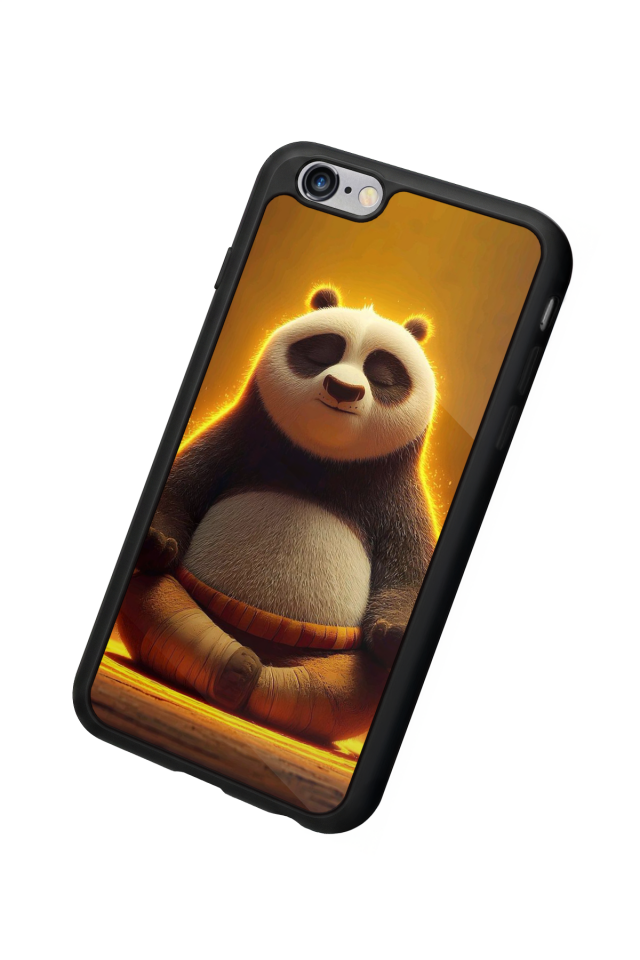 iPhone 6 Plus Uyumlu Kung Fu Panda Tasarımlı Glossy Premium Kılıf