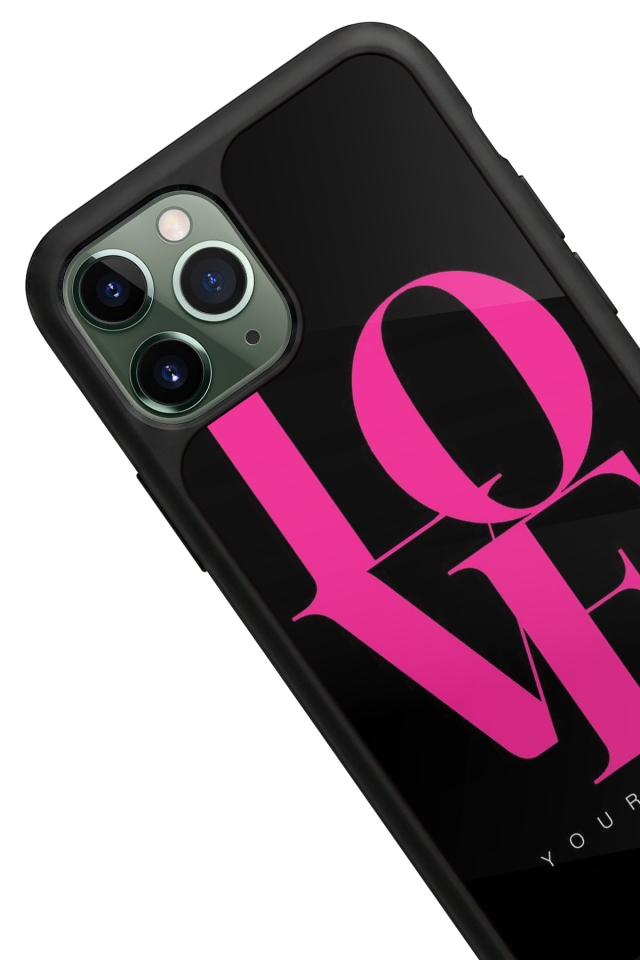 iPhone 11 Pro Uyumlu Love Tasarımlı Glossy Premium Kılıf
