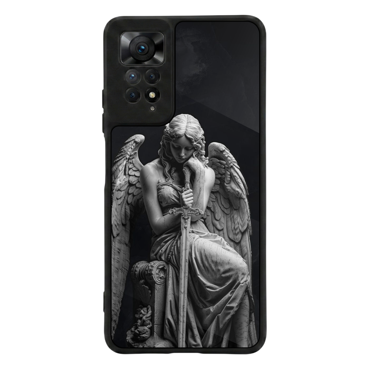 Xiaomi Redmi Note 11 Pro Uyumlu Melek Tasarımlı Glossy Premium Kılıf