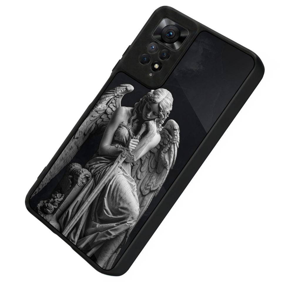 Xiaomi Redmi Note 11 Pro Uyumlu Melek Tasarımlı Glossy Premium Kılıf