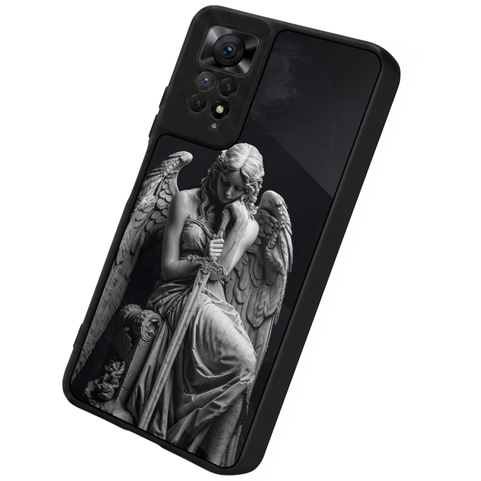 Xiaomi Redmi Note 11 Pro Uyumlu Melek Tasarımlı Glossy Premium Kılıf