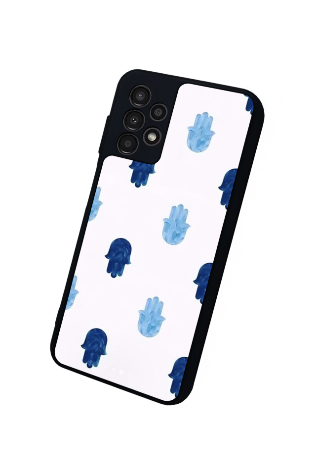 Samsung Galaxy A13 Uyumlu Nazar Tasarımlı Glossy Premium Kılıf