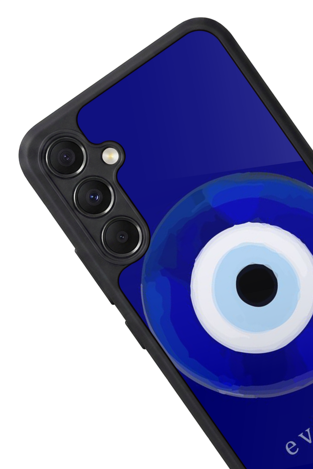 Samsung Galaxy M34 Uyumlu Nazar Tasarımlı Glossy Premium Kılıf