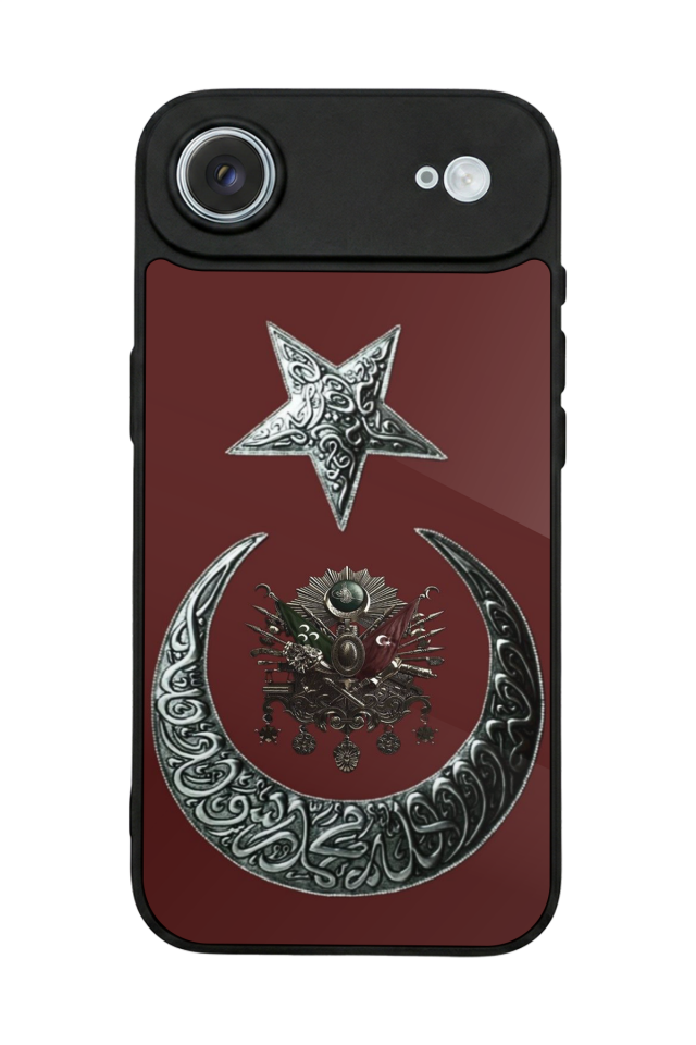 iPhone 17 Air Uyumlu Osmanli Tugrasi Tasarımlı Glossy Premium Kılıf