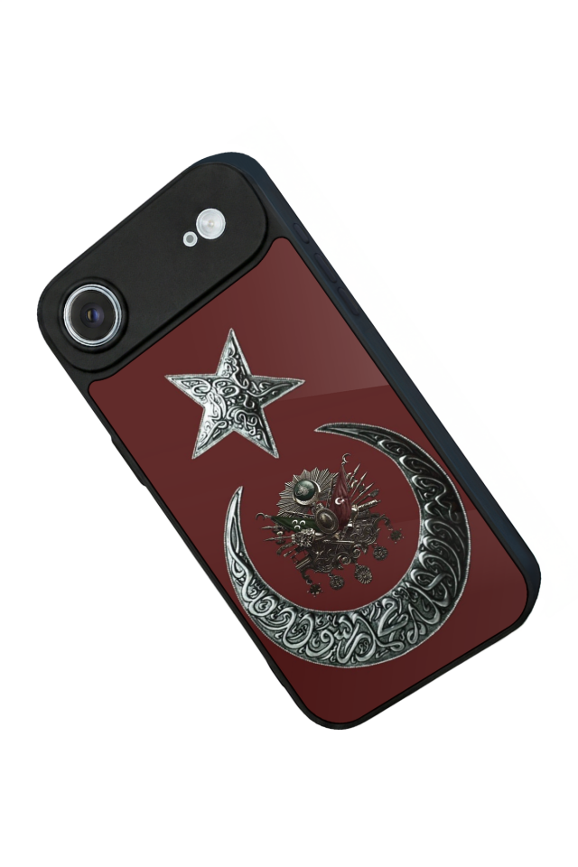 iPhone 17 Air Uyumlu Osmanli Tugrasi Tasarımlı Glossy Premium Kılıf