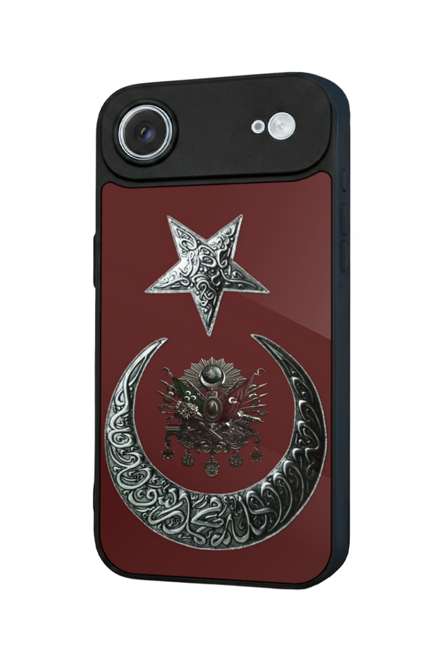 iPhone 17 Air Uyumlu Osmanli Tugrasi Tasarımlı Glossy Premium Kılıf