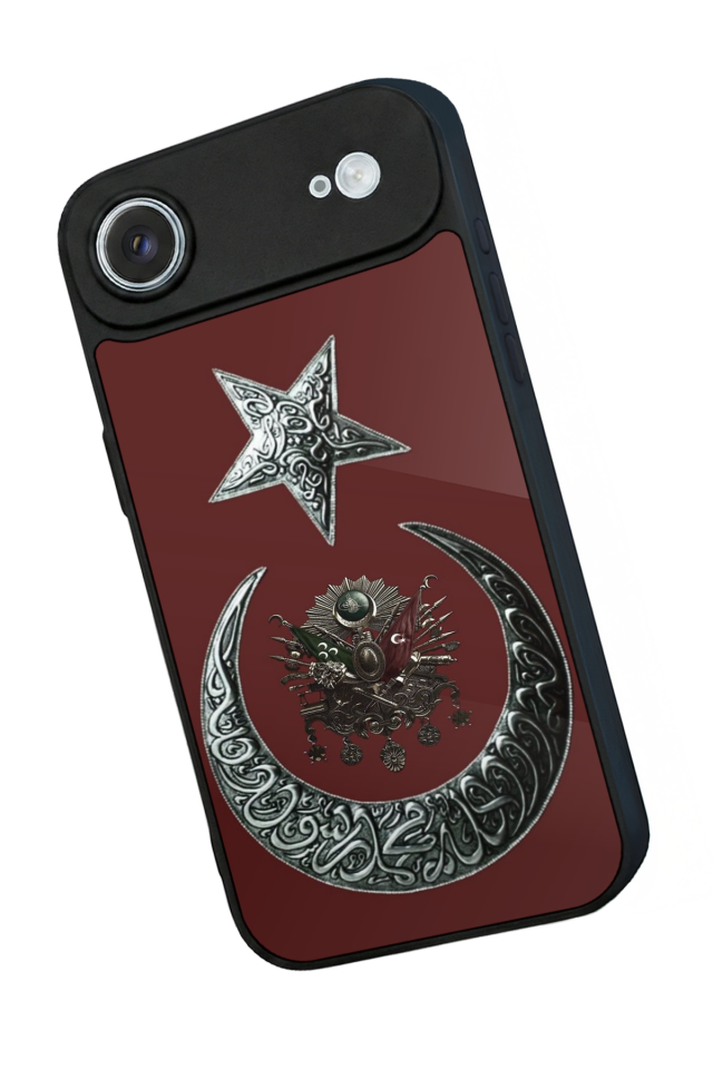 iPhone 17 Air Uyumlu Osmanli Tugrasi Tasarımlı Glossy Premium Kılıf